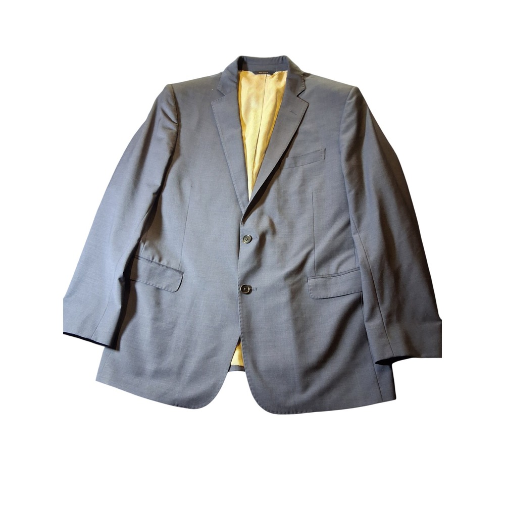 Brooks Brothers Explorer Regent Fit Blue Wool Blend Blazer Sport Coat 43R